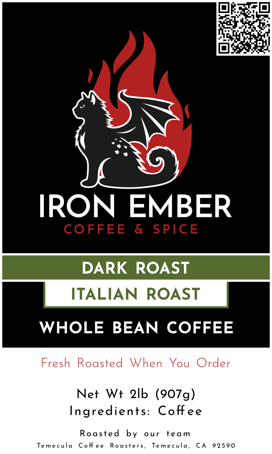 Italian Roast - Our Darkest Roast